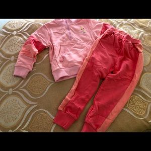 kid hoodies sports wear girl pants kid costumes athletic sweatshirt pink red